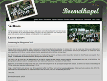 Tablet Screenshot of boemelkapel.nl